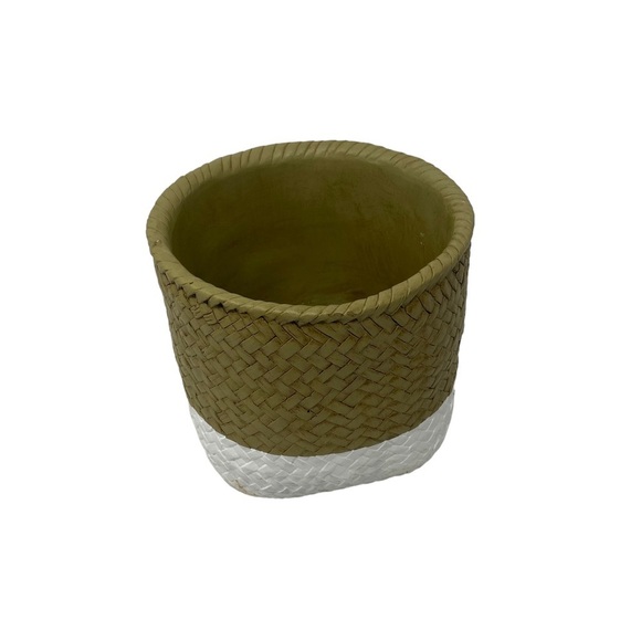 Hand Crafted Pottery Basket Clay. - Picture 2 of 5